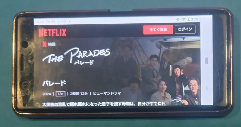 Netflixおすすめ邦画：パレード