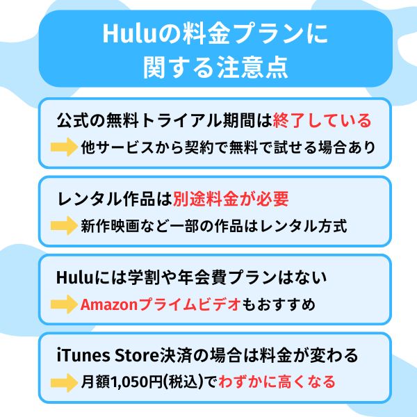 Hulu 料金