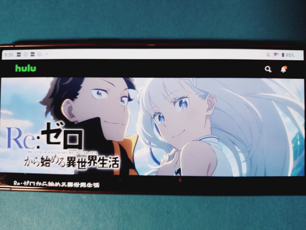 Hulu　Re:ゼロから始める異世界生活