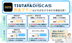 ツタヤ ディスカス 料金