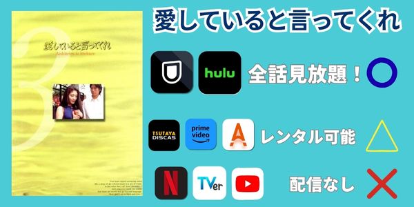 愛していると言ってくれ　どこで見れる