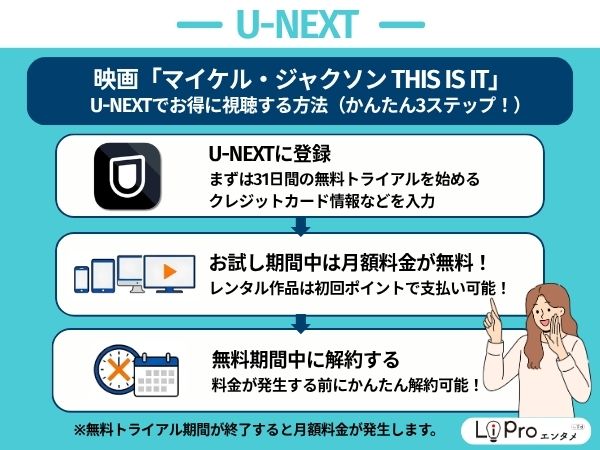 マイケル・ジャクソン THIS IS IT U-NEXT 無料