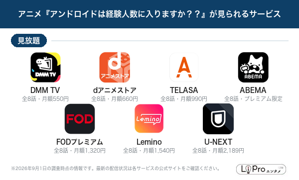アンドロイドは経験人数に入りますか？？ 配信状況