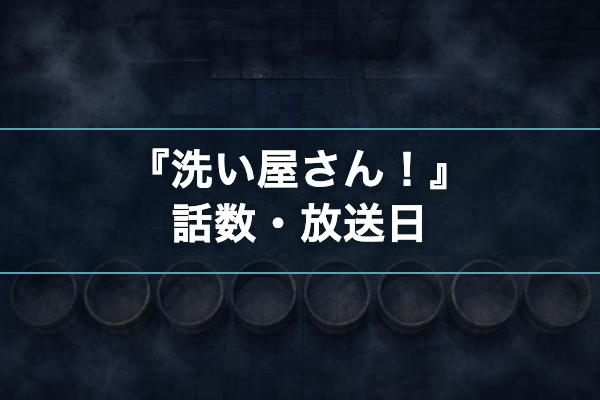 洗い屋さん 話数