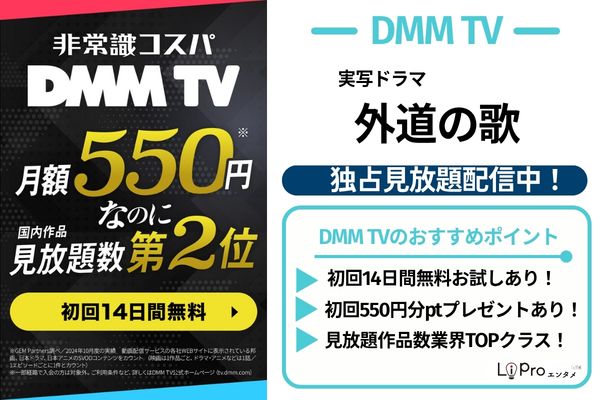 外道の歌 DMM TV