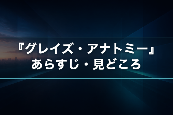 グレイズ・アナトミー あらすじ