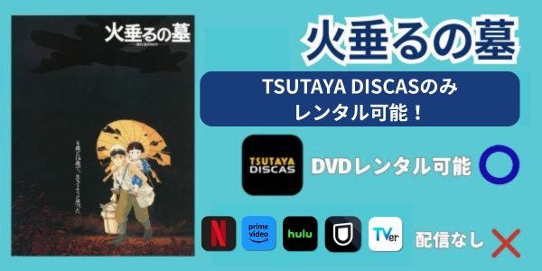 火垂るの墓 TSUTAYA レンタル可能