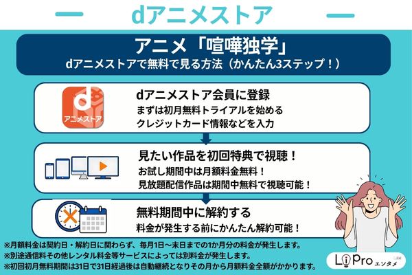 喧嘩独学 dアニメストア 無料視聴