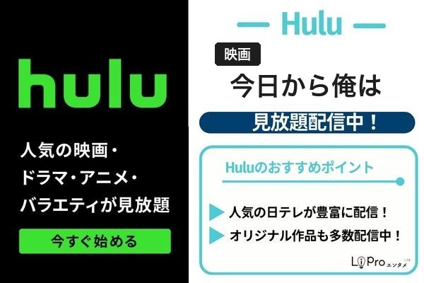 今日から俺は Hulu