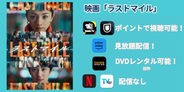 映画 ラストマイル 取扱状況
