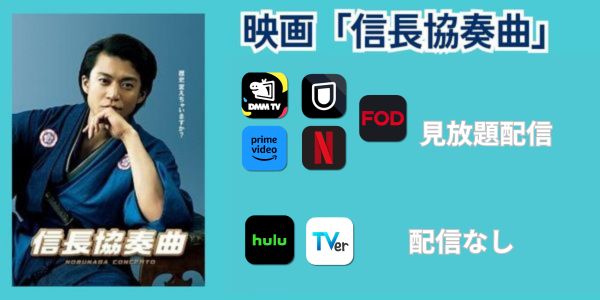 信長協奏曲 映画 配信