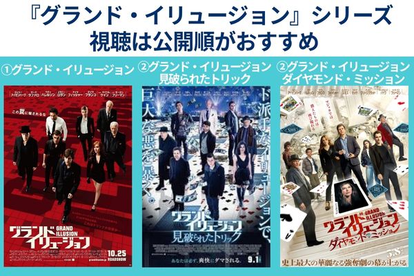 グランド・イリュージョン 見る順番