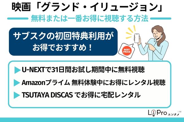 グランド・イリュージョン 無料で視聴する方法