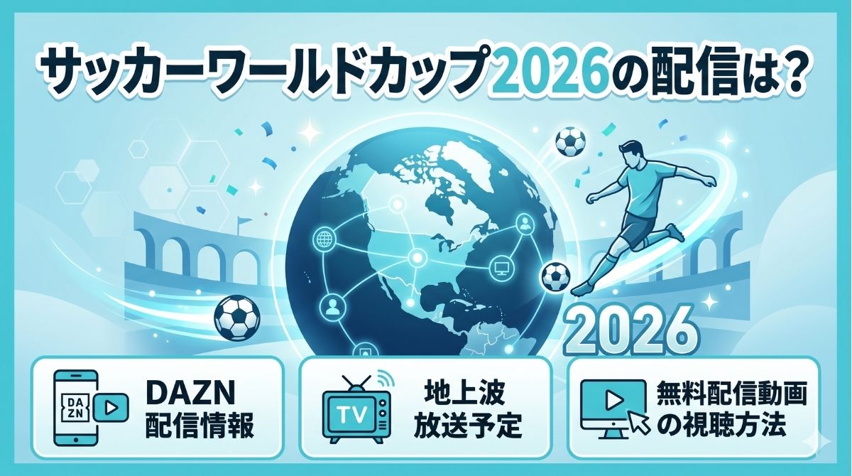 サーッカーワールドカップ 2026 配信