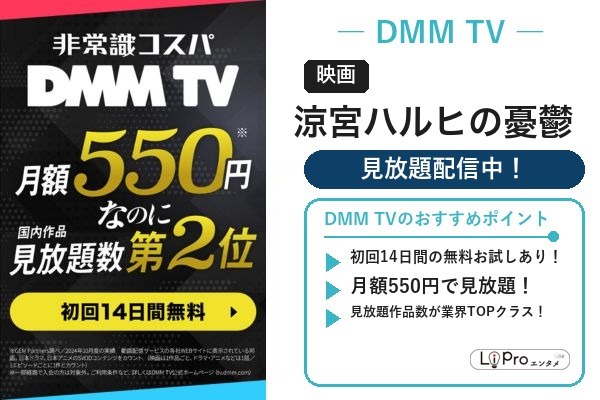 涼宮ハルヒの憂鬱 DMM TV