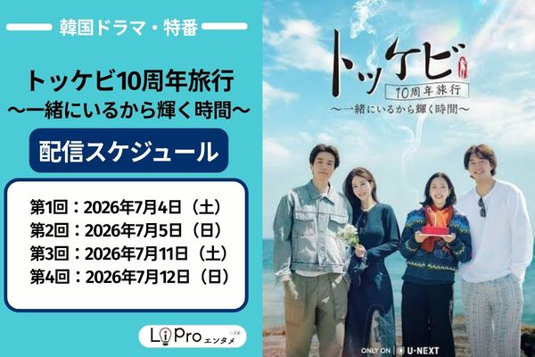 トッケビ10周年 配信スケジュール