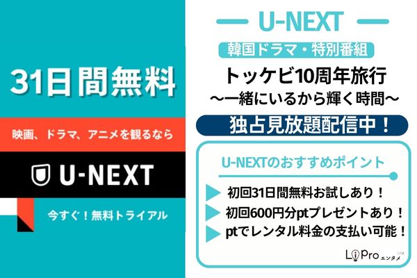 トッケビ10周年 U-NEXT 配信