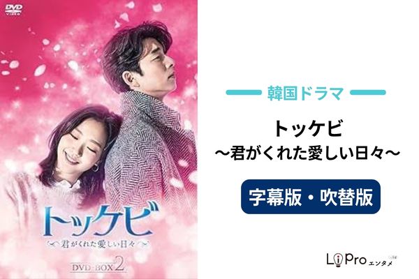韓国ドラマ『トッケビ』の字幕版・吹替版