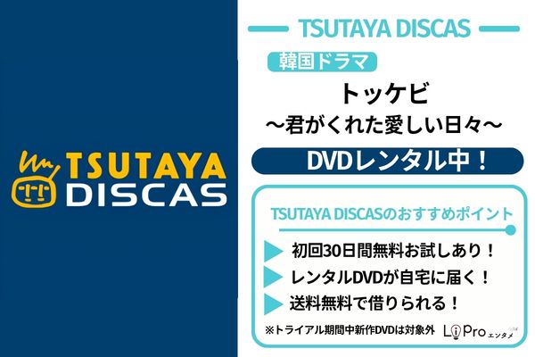 トッケビ TSUTAYA DISCAS DVDレンタル