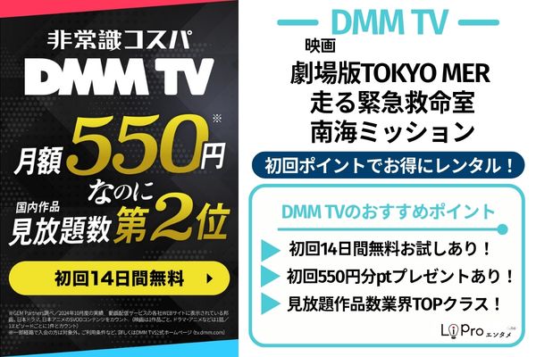 劇場版TOKYO MER南海ミッション DMM TV