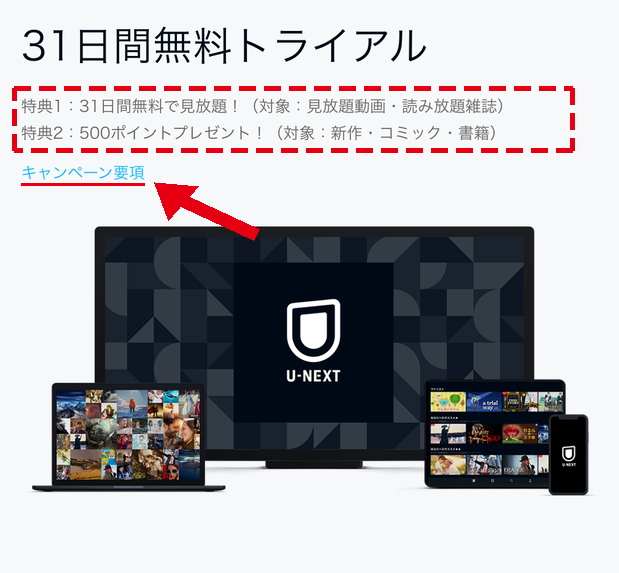 Netflix無料期間・ポイント進呈